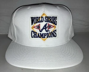 Cappello berretto snapback vintage 1991 Atlanta Braves World Series ERRORE MLB baseball anni 90 - Foto 1 di 2
