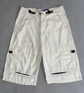 Vintage Tommy Hilfiger Cargo Capri Shorts 29 Waist Hiking Trousers Outdoors Y2K - Picture 1 of 8