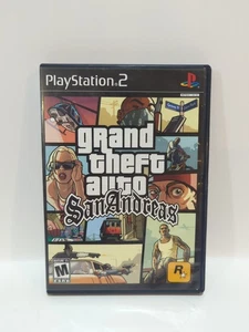 Grand Theft Auto: San Andreas (Sony PlayStation 2, 2004) Disk and case, tested. - Picture 1 of 7