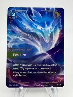 Riftbound: Origins FOX-FIRE AHRI Epic Foil #256/298 - Image 1 of 2