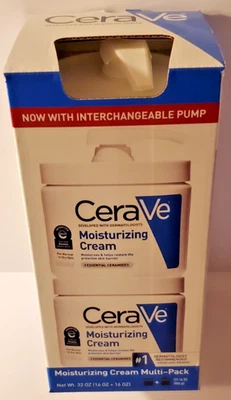 Crema Hidratante CeraVe Multi Pack con Bomba - 16oz cada una, Nueva en Caja Foto 1 de 4