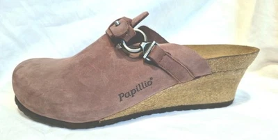 Papillio By Birkenstock Womens Brown Leather Suede Dana Clog Size 40/ US 9.5 EUC - Image 1 of 4