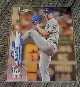 2020 Topps Chrome Baseball WALKER BUEHLER Base #104 Los Angeles Dodgers - Bild 1 von 3