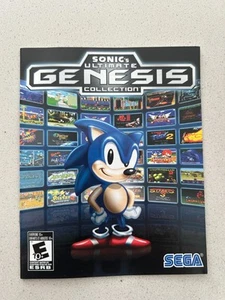 SONICS ULTIMATE GENESIS COLLECTION - PLAYSTATION 3 PS3 - INSTRUCTION MANUAL - Picture 1 of 1