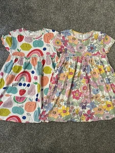 2 Next Girls Summer Pretty Dresses 6 Years - Picture 1 of 1