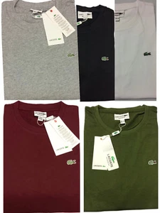 LACOSTE SHORT SLEEVE CREW NECK ORIGINALS T-SHIRTS SUMMER SALE 75% - Picture 1 of 7