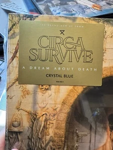 Circa Survive - A Dream About Death Vinyl EP CRYSTAL BLUE /500 SEALED - Picture 1 of 5