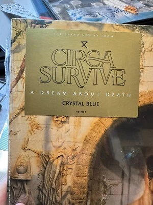 Circa Survive - A Dream About Death Vinyl EP CRYSTAL BLUE /500 SEALED - Image 1 of 4