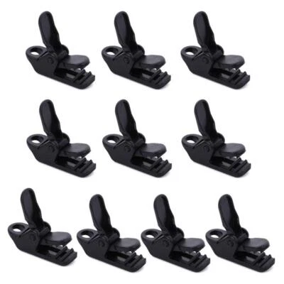 MARKENLOS 10 Pcs Heavy Duty Lock Grip Clamps Camping Tarps Clips Tent Awning Canopy Clamps
