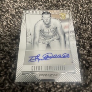 2012-13 Panini Prizm Auto Clyde Lovellette #15 Auto HOF