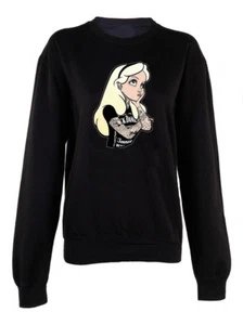Alice in wonderland Rebel Tattoo crew neck sweatshirt unisex JD sweater pullover - Picture 1 of 7
