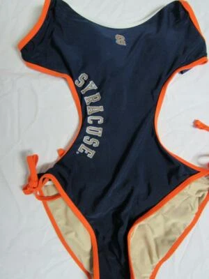 Traje de baño monokini Syracuse naranja para mujer talla mediana con pantalla C1 103 Foto 1 de 4