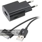 Vivanco USB-Ladegerät 5V / 1A mit Ladekabel für iPhone 4 4S 100 - 240 V Netzteil