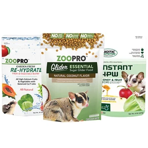 Paquete inicial de alimentos de lujo Glider Essential - alimentos saludables para planeadores de azúcar natural - Imagen 1 de 13