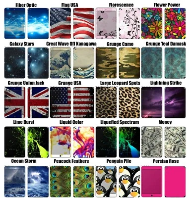 Choose Any 1 Vinyl Skin/Decal for Apple iPad Mini 1st, 2nd, 3rd, 4th Generation - Image 1 of 3