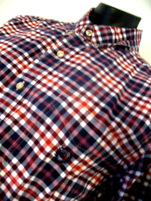 Chaps Blue/Orange Flannel Long Sleeve Shirt Men's Size LT/TG - Image 1 of 4