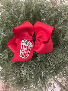 "Fiocco per capelli boutique Taylormadecustombows POPCORN applicato nuovo 4,75x4,75x2,25" - Foto 1 di 1