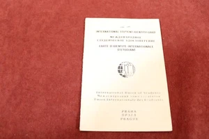 Internationaler Studentenausweis DDR International Union of Students Dokument - Picture 1 of 3