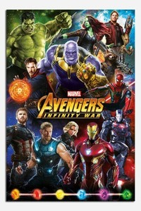 Avengers Unendlichkeit Krieg Charaktäre Poster Neu - Maxi Größe 91.4x61cm