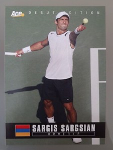 2005 Ace Authentic Debut Edition Sargis Sargsian Rookie #39 Tennis Card Read!