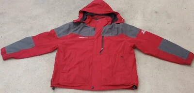 ZeroXPosur Mens Red Ski Snowboard Mesh Lined Hooded Zippered Jacket Size XL - Image 1 of 4
