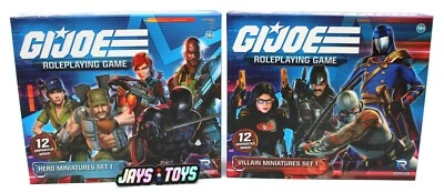 G.I. Joe Roleplaying Game Hero and Villains Minatare Sets 1 Renegade New in Box - Image 1 of 4