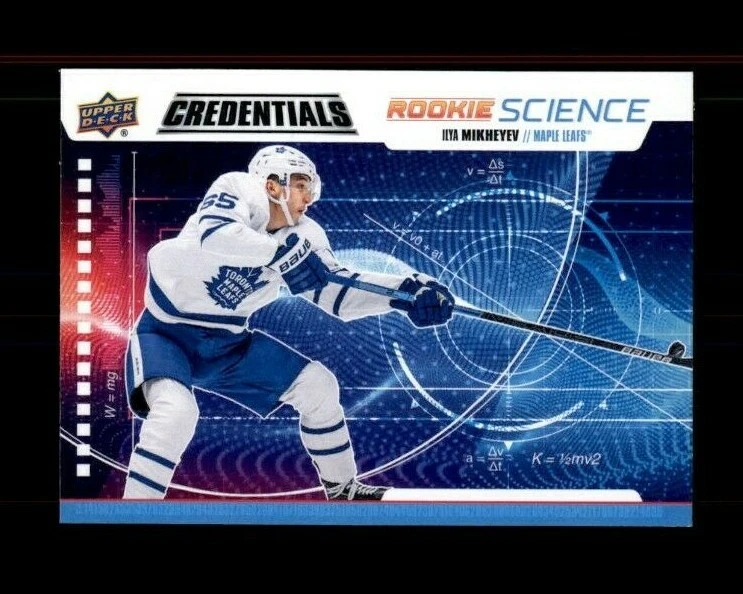  2019-20 Upper Deck Credentials Rookie Science #RS14 Ilya Mikheyev (ref 102382) - Image 1 of 1