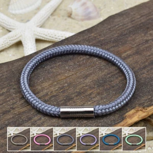 ❦ Armband LUZIA | Segeltau | 5 mm | Surfer | Magnetverschluss | 04 ❦ - Bild 1 von 9