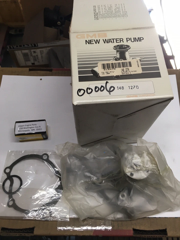 BOMBA DE ÁGUA COMPATÍVEL COM MITSUBISHI CORDIA/TX TURBOM 1795cc SOHC G62B 1983-1988 28-00006 - Imagem 1 de 1