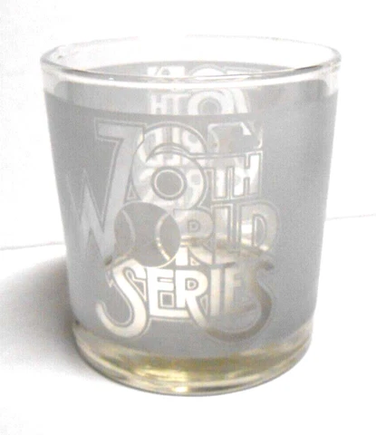 Unused 1979 MLB World Series Glass Cup Pittsburgh Pirates vs Baltimore Orioles Cover