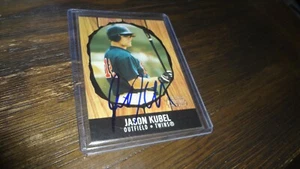 2003 BOWMAN HERITAGE JASON KUBEL AUTOGRAPHED BASEBALL CARD - Picture 1 of 2