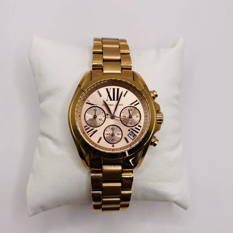 Michael Kors Bradshaw Rose Gold MK5799 Wrist Watch for Women - Image 1 of 3