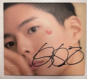 Park Bo Gum ALL MY LOVE Autographed Signed Promo Album Unique - Picture 1 of 3
