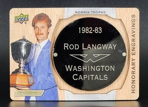 2023-24 Upper Deck Engrained Honorary Engravings #HE-NO83 Rod Langway 79/100 - Picture 1 of 2