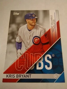 Kris Bryant 2017 Topps Most Valuable Player Insert MVP-2 Mint See Pics⚾️ - Bild 1 von 3
