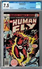 Human Fly #1 CGC 7.5 (Sep 1977, Marvel) Al Milgrom Cover, Origin, Spider-Man app