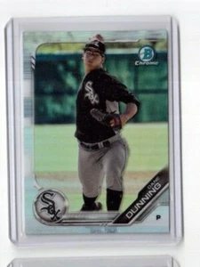 2019 Topps Bowman Chrome Refractor Card # BDC-54 Dane Dunning Chicago White Sox - Picture 1 of 2