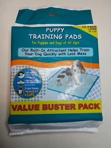 Puppy Training Pads - 12 Pack Large 22" x 22" Dog Pee - Picture 1 of 2