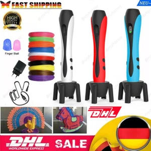 3D Stift Set 3D Druck Stift mit 12Farben 120ft PLA Filament 3D Pen DIY Kinder DE - Bild 1 von 24