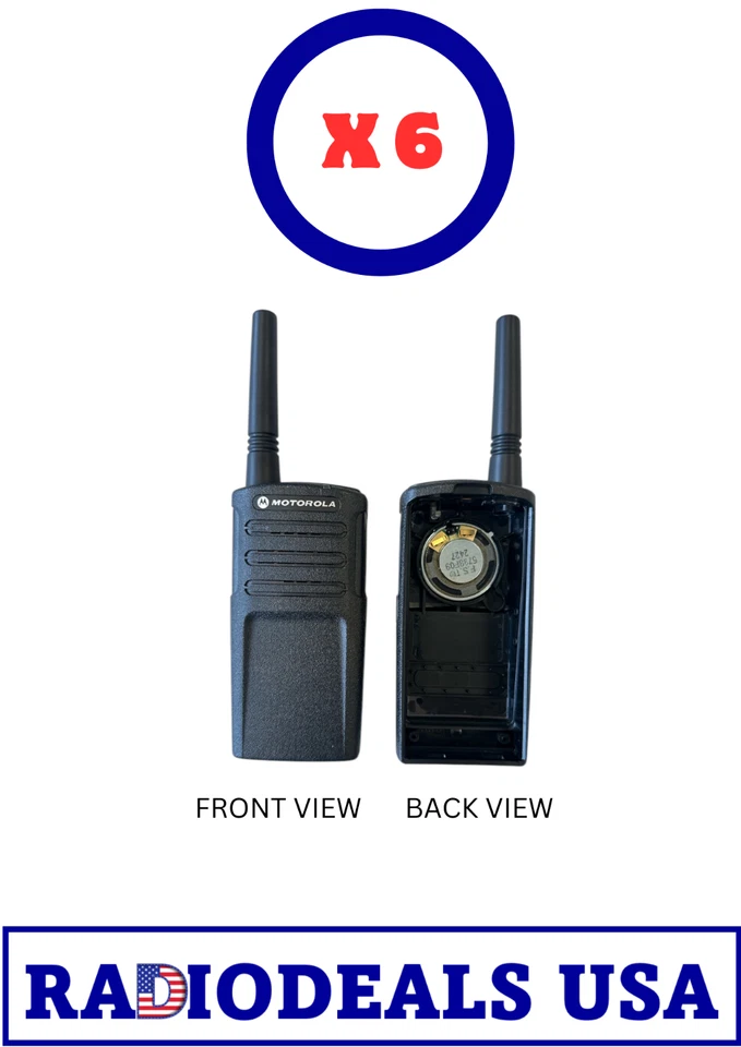 Motorola RMU2080 Housing with speaker & knobs - RMU2080 - 6 PC - Image 1 of 1