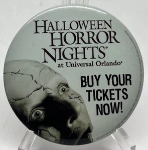 Universal Studios Halloween Horror Nights XIV 14 2004 Button Pin VTG Promo - Picture 1 of 1
