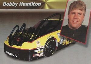 BOBBY HAMILTON AUTOGRAPHED 1994 PRO SET POWER RACING NASCAR PHOTO TRADING CARD