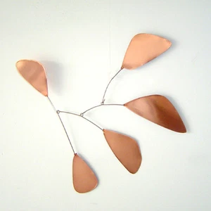 Abstract Modern Splash Copper Hanging Mobile New Gift Free Shipping - Picture 1 of 1