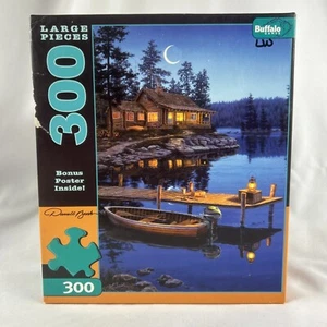 Buffalo Games Puzzle CRESCENT MOON BAY Darrell Bush 300 Large Pieces Complete - Picture 1 of 9