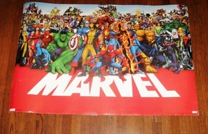 Rare Marvel Comics Poster Red Bottom Heroes Trends 9225 Large 23"x34" - Imagen 1 de 18