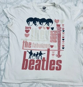 The Beatles 2007 Official Apple Corps “The Fabulous Beatles” T-Shirt Women Sz XL - Picture 1 of 4