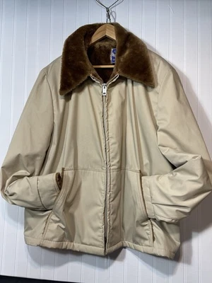 RARE GALE-SOREL Co Men's Vintage 60-70’s Jacket XXL Excellent Fur Lined Coat USA - Image 1 of 4
