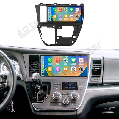 For Toyota Sienna 2012-2018 Android 14 Car Radio 2Din Stereo Receiver Autoradio - Image 1 of 4