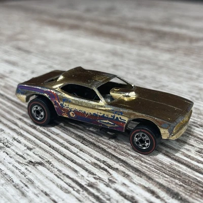 Vintage 1969 HOT WHEELS REDLINE Gold Chrome “HEMI HAULER” —FAST SHIPPING! - Image 1 of 4