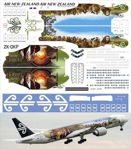 PAS-Decals 1/144 Boeing 777-300ER - Air New Zealand Hobbit - Laser Decal - Bild 1 von 1